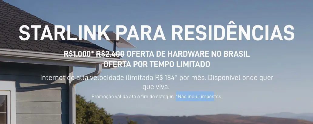 Elon Musk derruba preço da Starlink e lança internet para celular 'do produtor rural'
