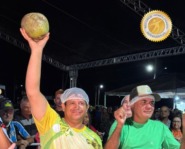 Maior pequi do Brasil, fruto de quase 2,5 kg surpreende e entra para o RankBrasil