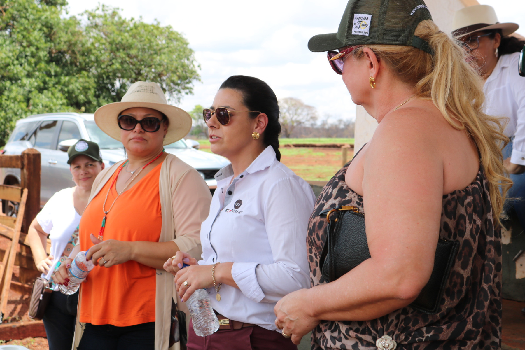 presencao feminina durante a prova final do canchim