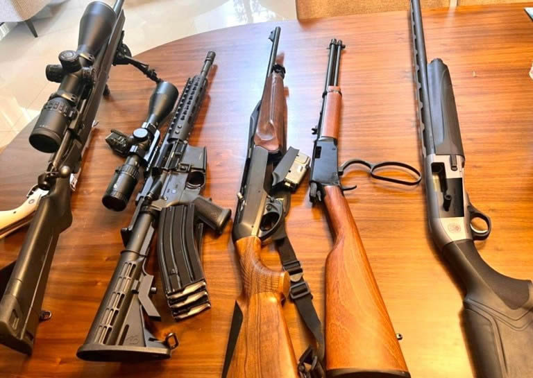 armas usadas para cacar bufalos