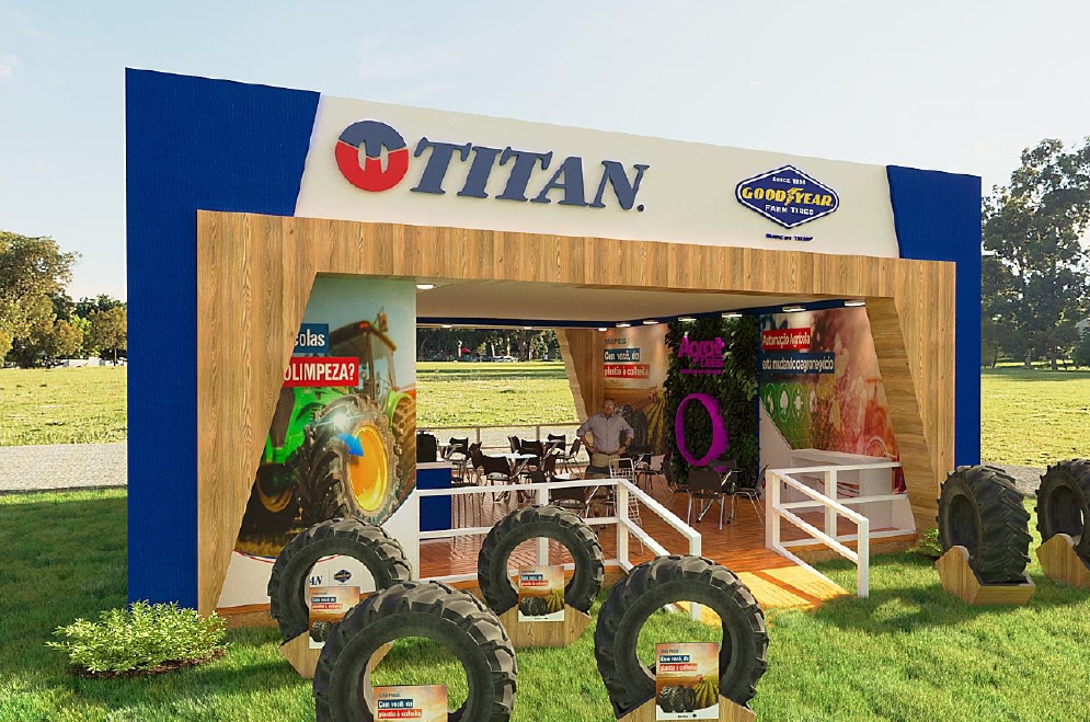 maior pneu agrícola produzido na América Latina, um gigante de 710kg