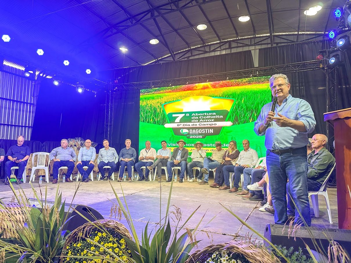 SindArroz-SC celebra Abertura da Colheita de Arroz e pede valorização do grão nacional