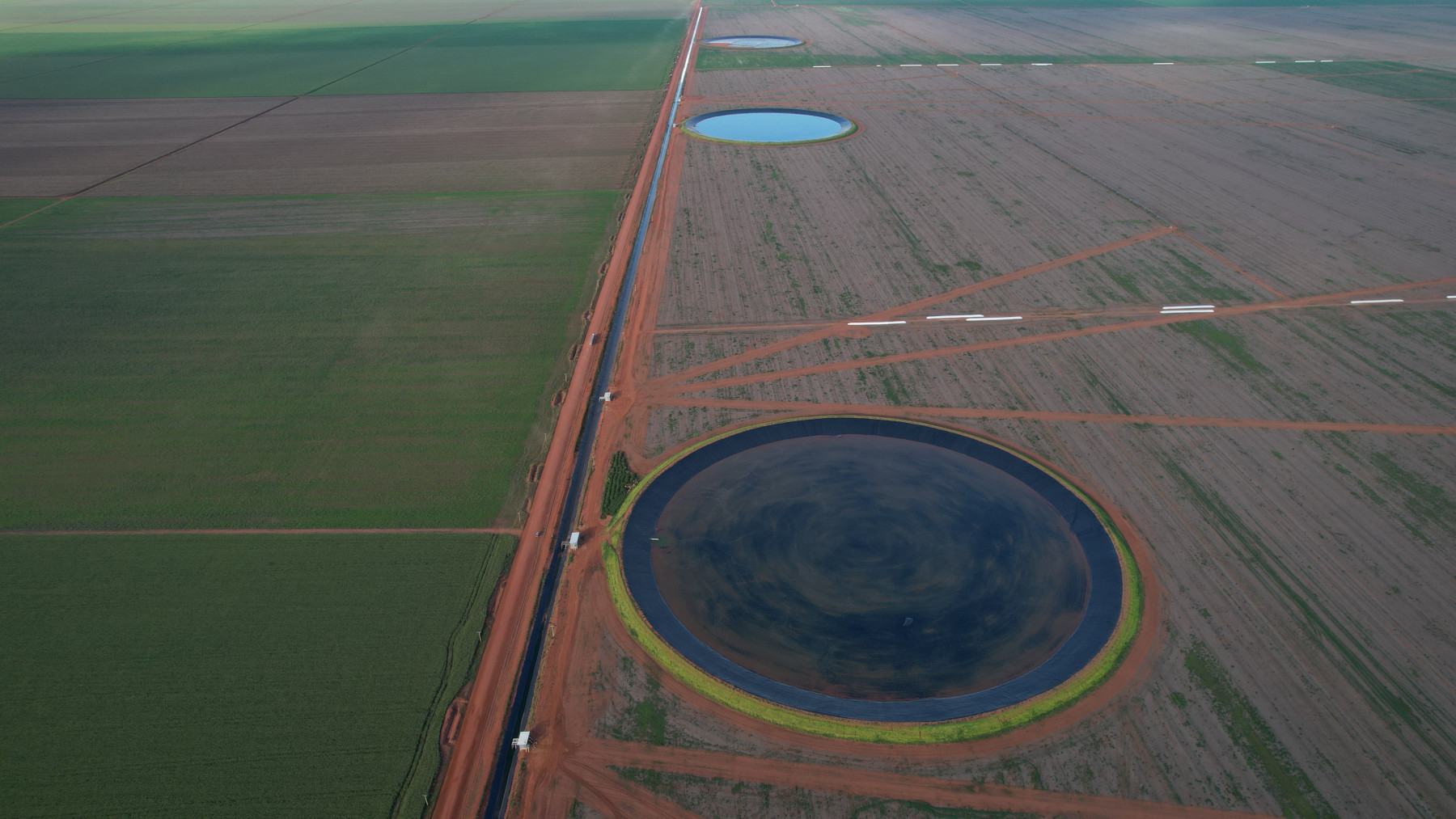 Geomembrana revoluciona a irrigacao e reduz custos no campo