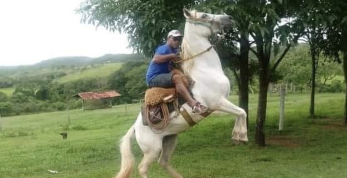 Peão morre enforcado