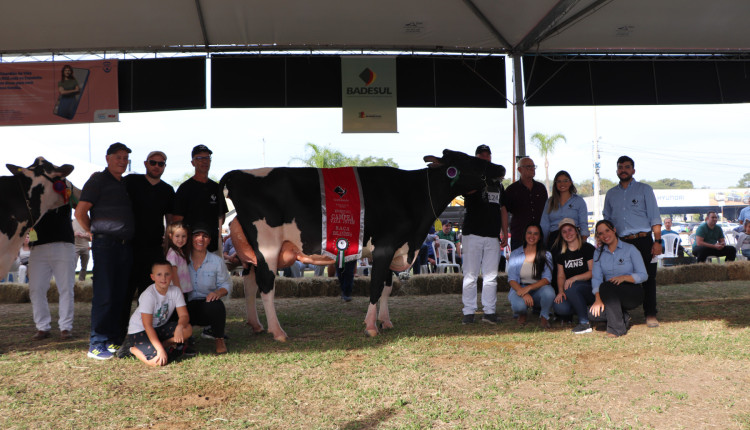 Granja Leticia é destaque na Fenasul Expoleite 2025 com os títulos Melhor Expositor e Melhor Criador