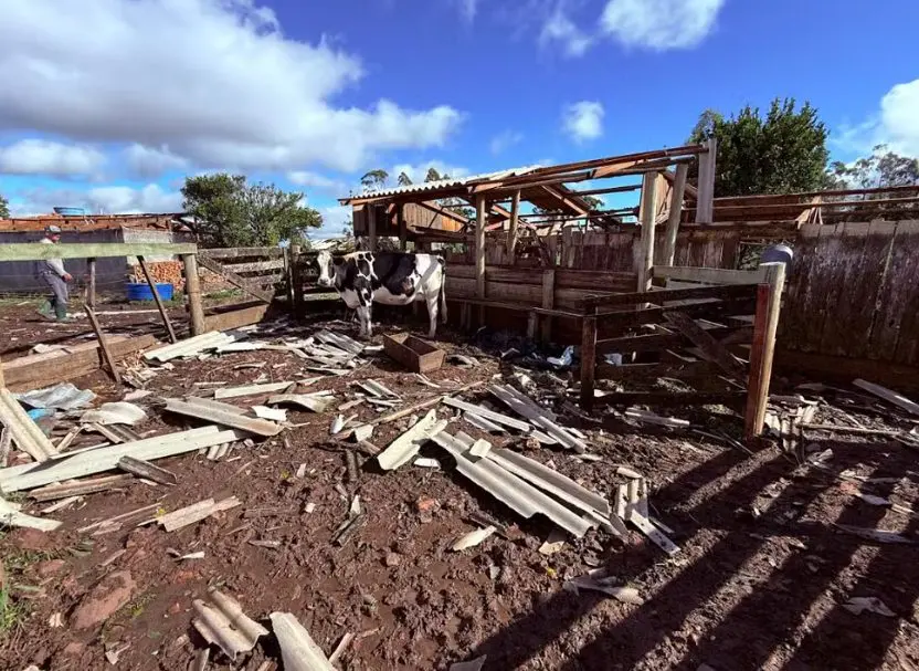 Tornado atinge o RS e é confirmado pela Defesa Civil