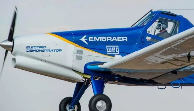 Avião agrícola Ipanema EMB-203. Foto: Divulgação/Embraer