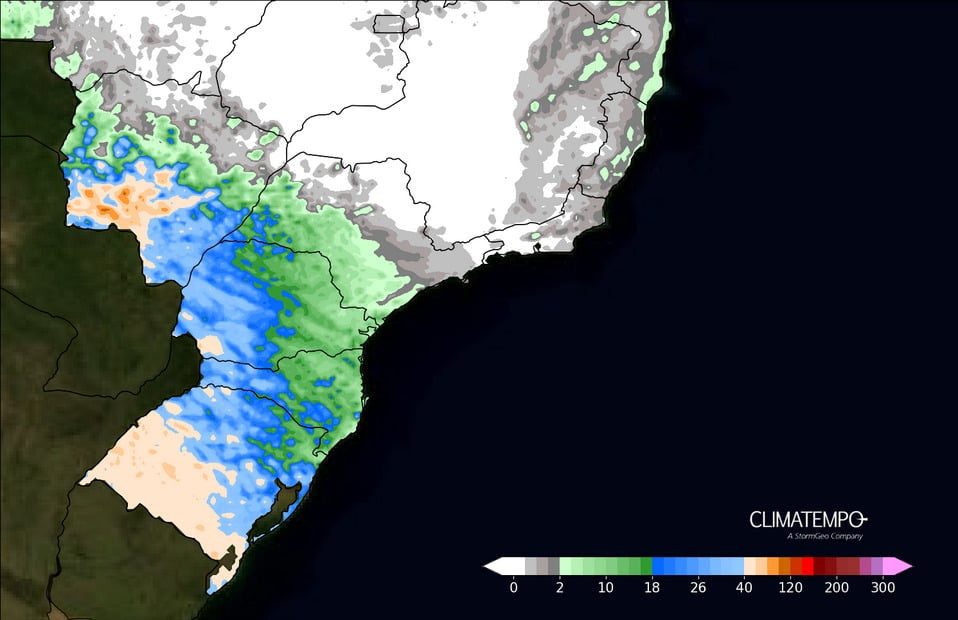 ALERTA: Ciclone e frente fria trazem chuva de até 120 mm; veja onde