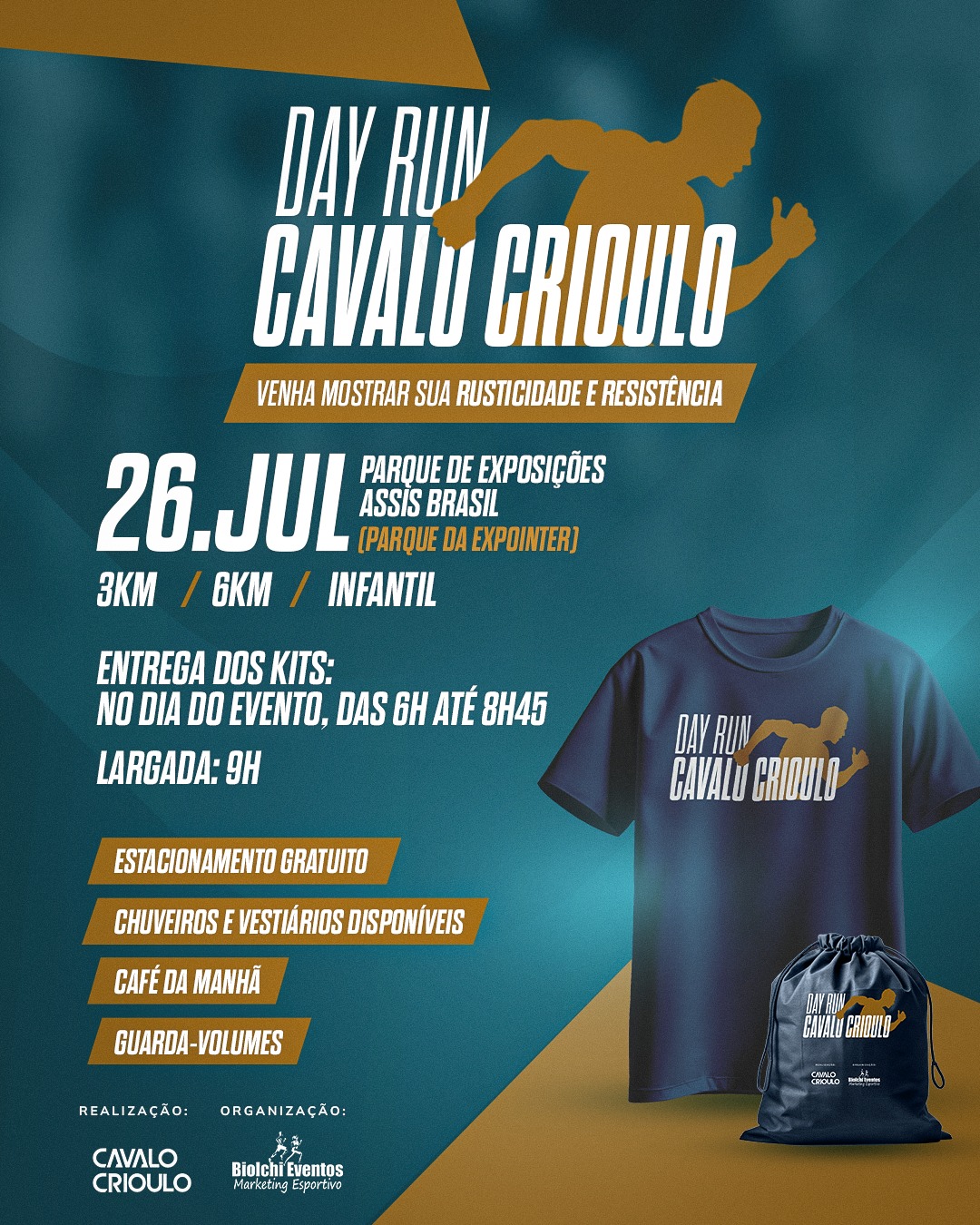 ABCCC realiza Day Run do Cavalo Crioulo, no parque Assis Brasil em Esteio