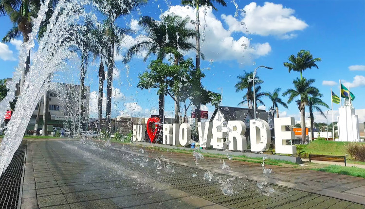 Cidade de Rio Verde no Goias - potencia do agro brasileiro