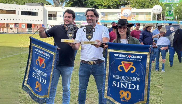 Sindi OT reconhecido como o Melhor Criador e Expositor da Expozebu 2025