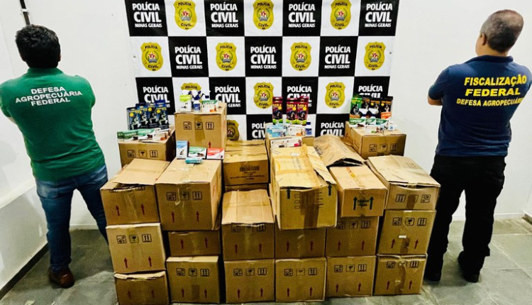 Mapa realiza Operação Ronda Pet III para combater comércio clandestino de produtos veterinários em Minas Gerais