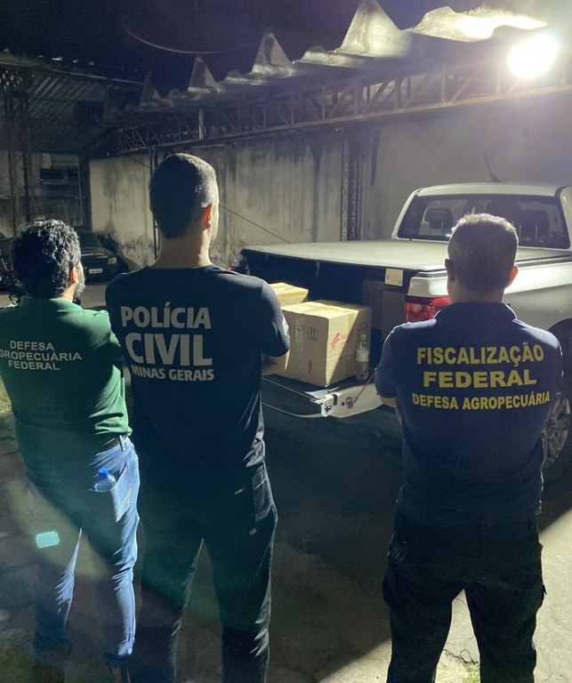 Mapa realiza Operação Ronda Pet III para combater comércio clandestino de produtos veterinários em Minas Gerais
