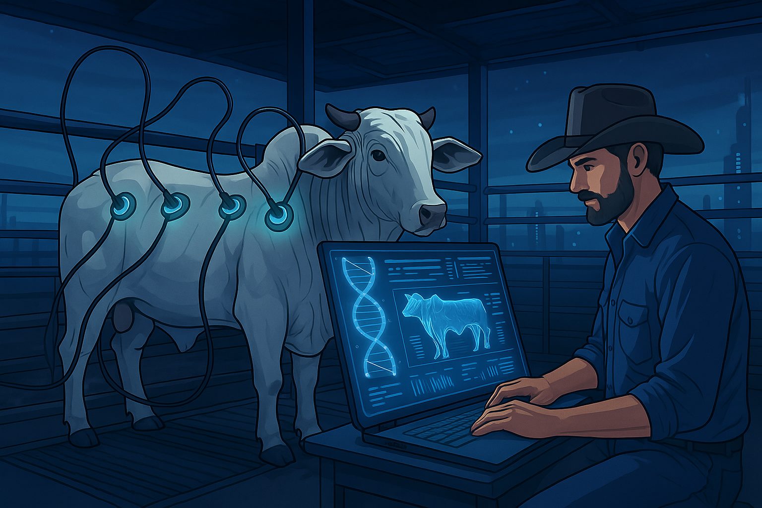 inteligencia artificial tem potencial para revolucionar a producao de carne na raca Nelore