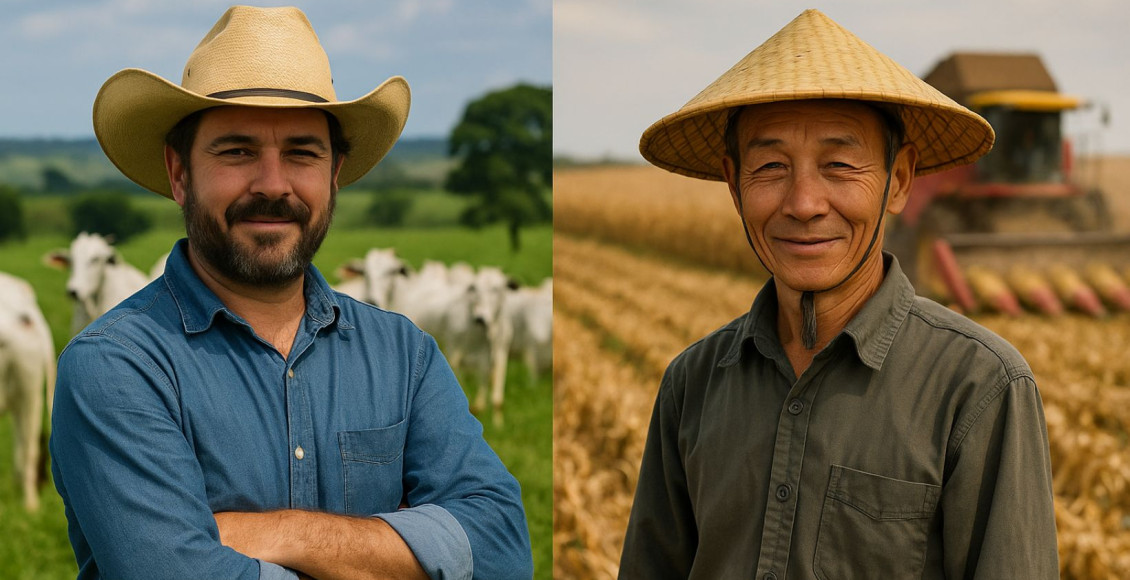produtor rural brasileiro versus produtor rural chines - china brasil