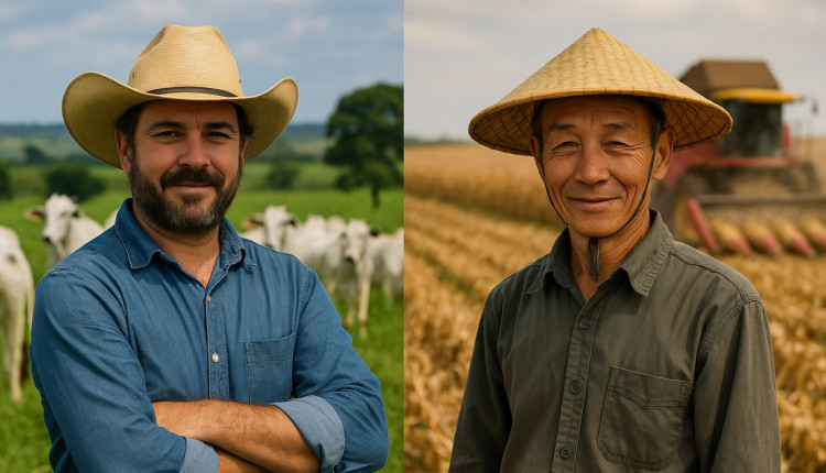 produtor rural brasileiro versus produtor rural chines - china brasil