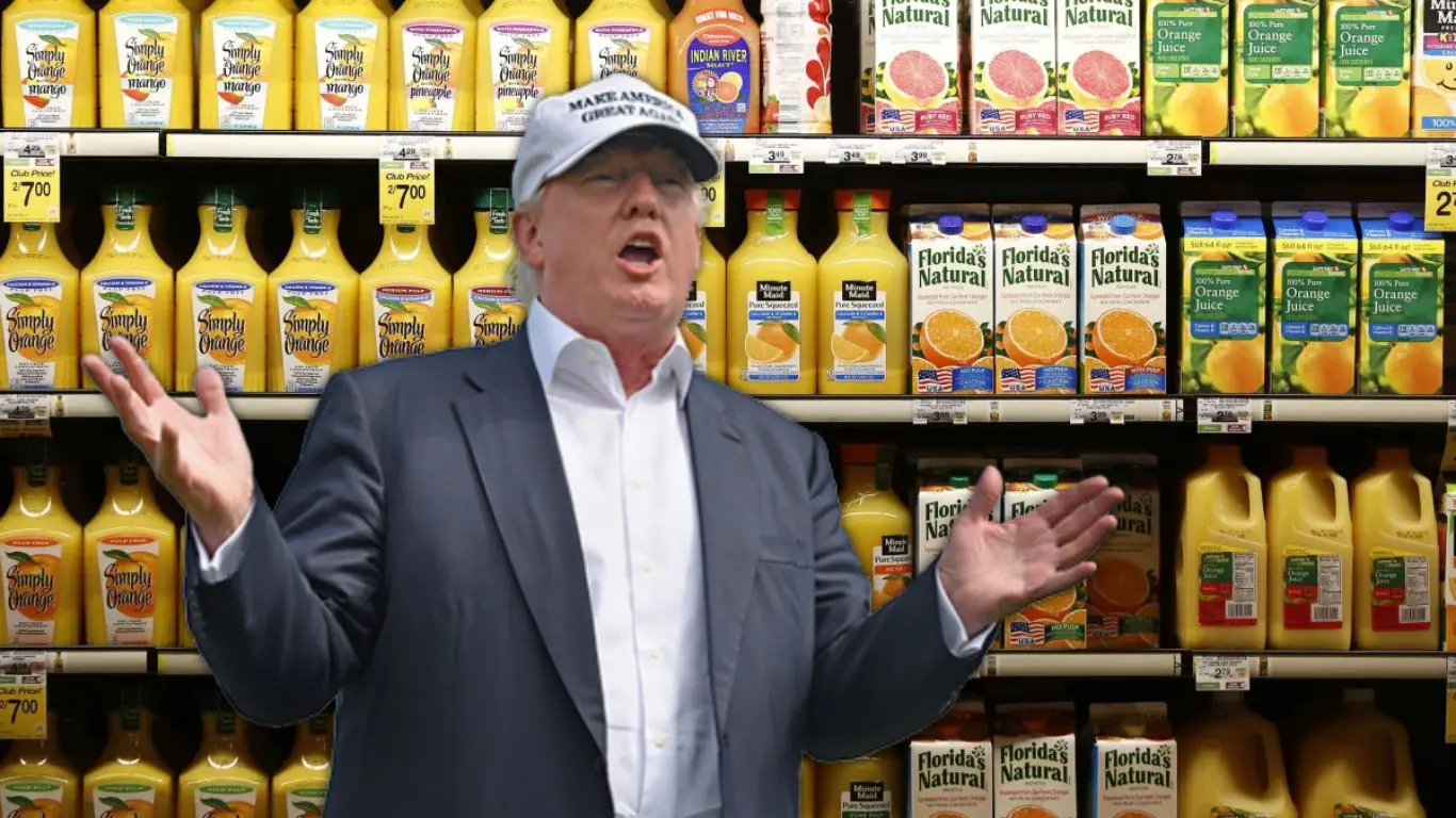 suco de laranja trump capa
