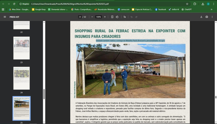 Shopping rural da Febrac estreia na Expointer com insumos para criadores