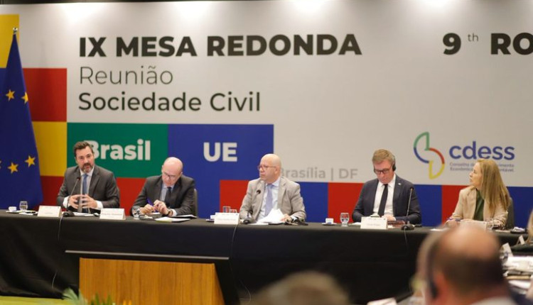 Brasil e União Europeia reforçam parceria estratégica em encontro com a sociedade civil na IX Mesa Redonda em Brasília