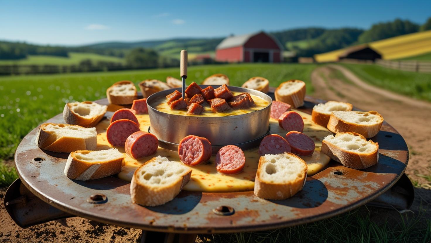 Fondue com gostinho de fazenda? Conheça o fondue caipira no disco