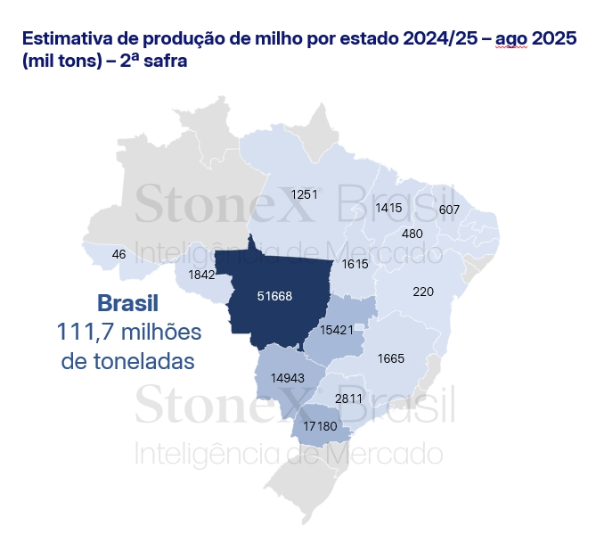 Safras 2025/26 de soja e milho verão registram crescimento e são estimadas em 178,2 mi e 25,6 mi de toneladas, respectivamente