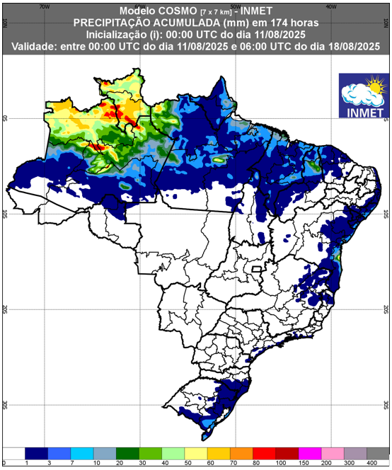 Frio intenso, geadas, baixa umidade, chuva e temporais isolados marcam a semana em várias regiões do Brasil, com impactos diretos na agricultura e no bem-estar da população