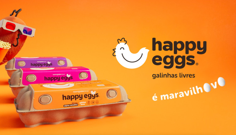 Mantiqueira Brasil lança 2ª campanha da Happy Eggs® com foco em bem-estar animal e Appetite Appeal
