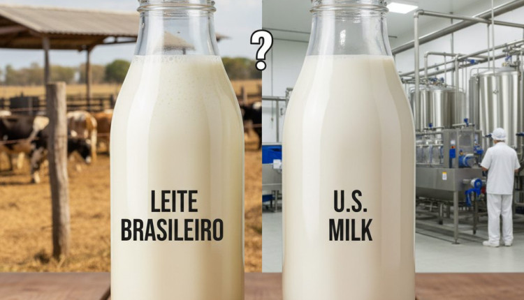 O que falta ao leite brasileiro para alcançar o padrão dos Estados Unidos?