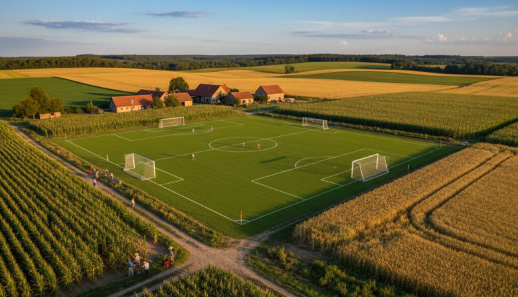 Como a grama cultivada nas fazendas chega aos gramados dos times de futebol