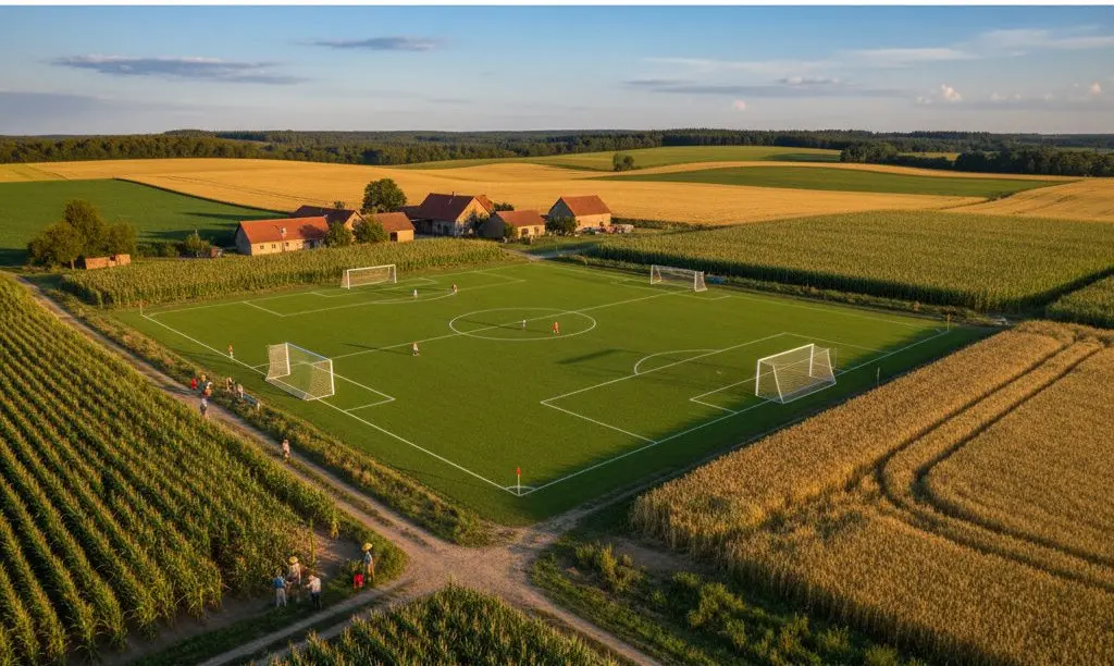 Como a grama cultivada nas fazendas chega aos gramados dos times de futebol