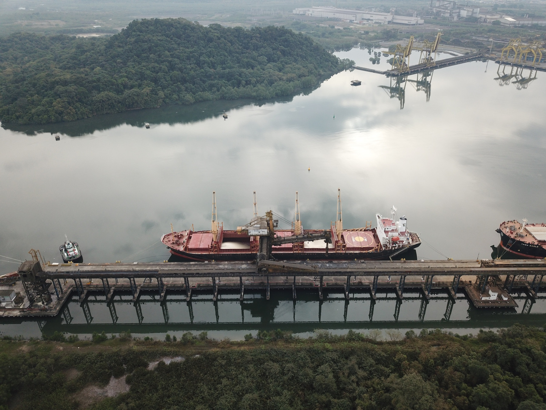 Tiplam, da VLI, realiza seu maior embarque histórico de cargas, após aumento de calado dos berços de atracação