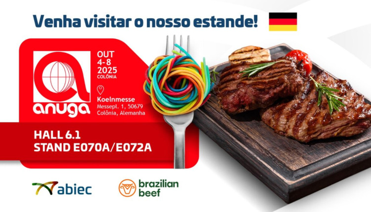 ABIEC leva 28 empresas para a Anuga 2025 e reforça presença da carne bovina brasileira