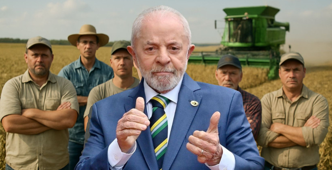 lula a frente de varios produtores rurais - agronegocio fotao