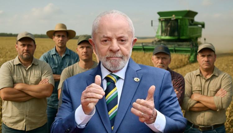 lula a frente de varios produtores rurais - agronegocio fotao