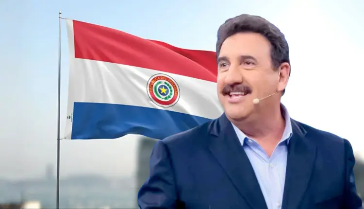 Carlos Massa Ratinho no Paraguay - bandeira
