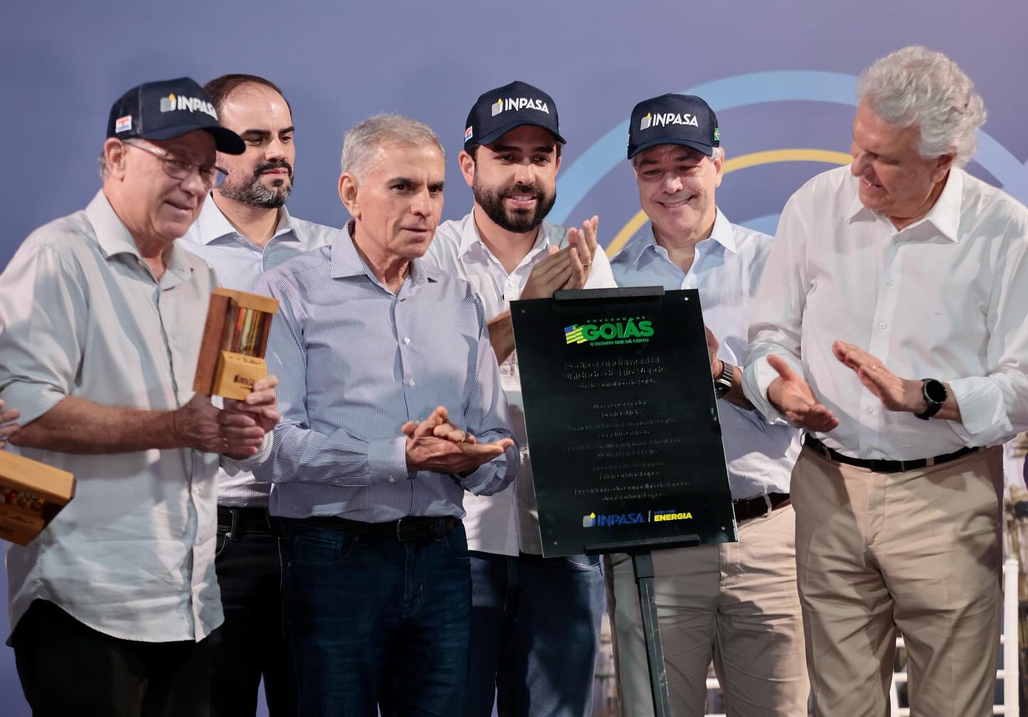 Inpasa Brasil inauguracao construcao unidade em Rio Verde Goias - Caiado