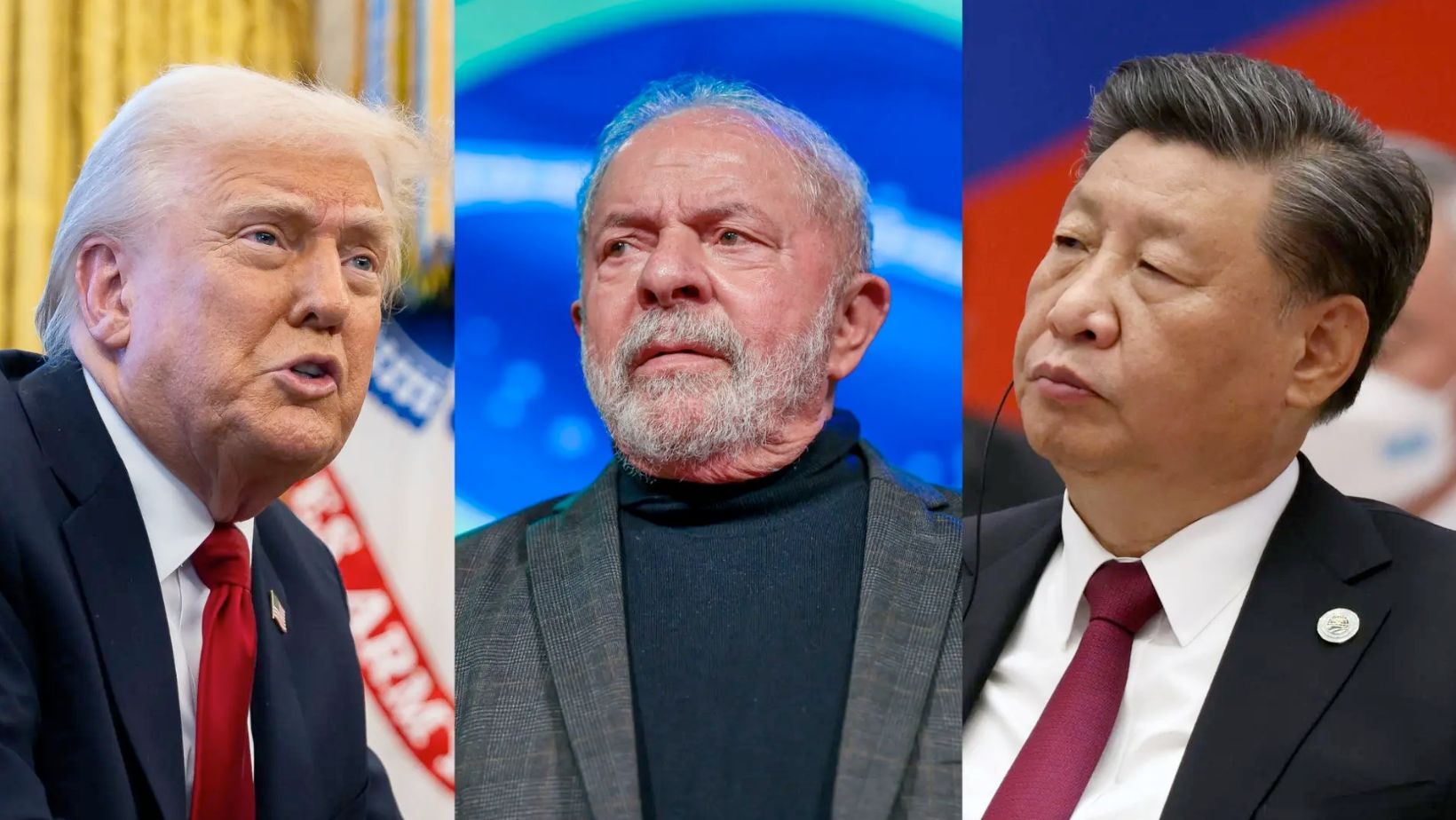 donald trump - luis inacio lula da sulva - xi jinping