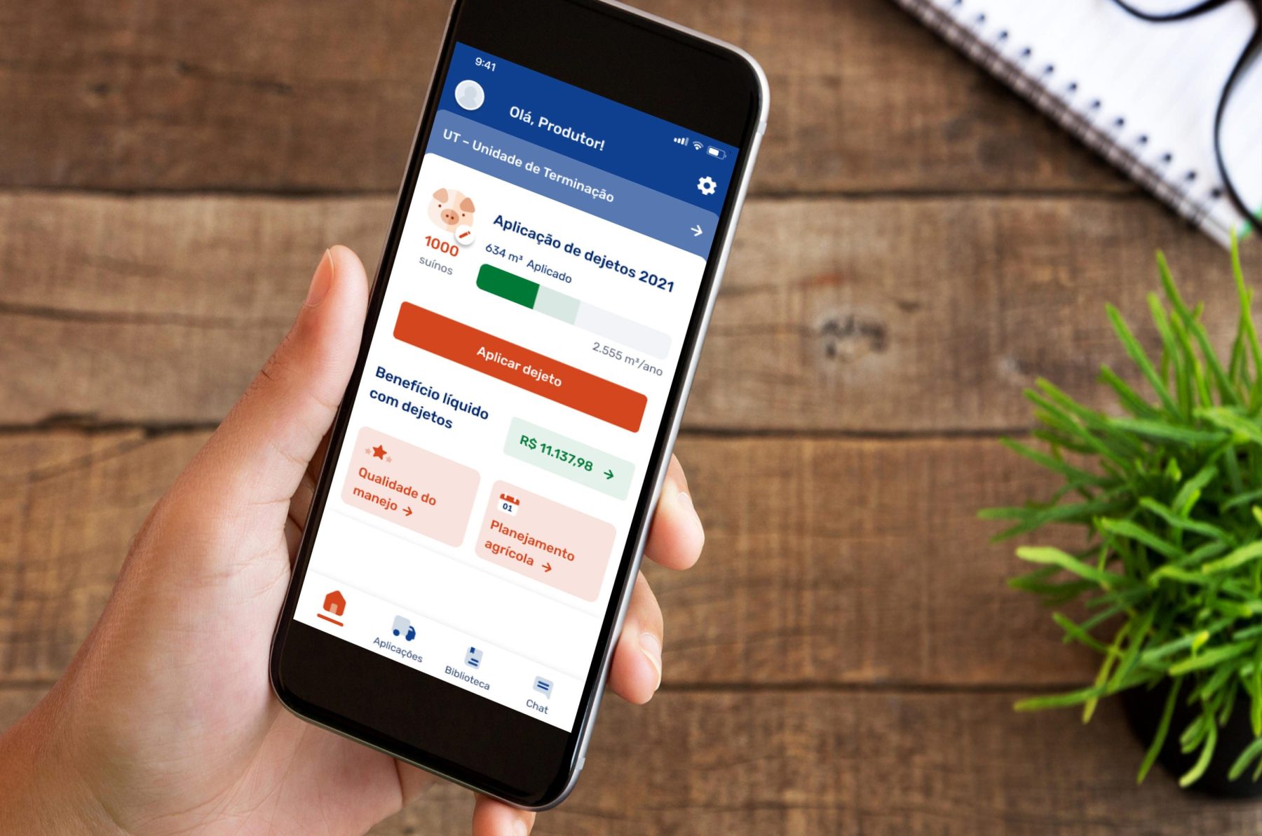 Novo aplicativo amplia assistência técnica digital a suinocultores familiares