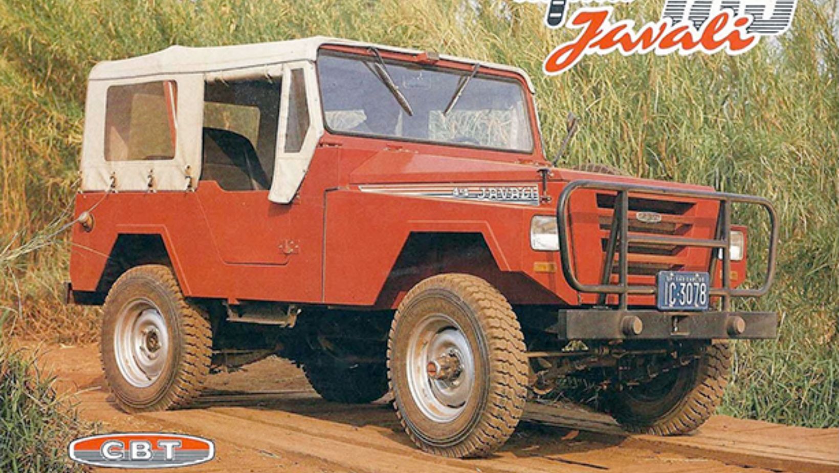 Folder publicitário do jipe Javali / Fonte: Paulo Roberto Steindoff