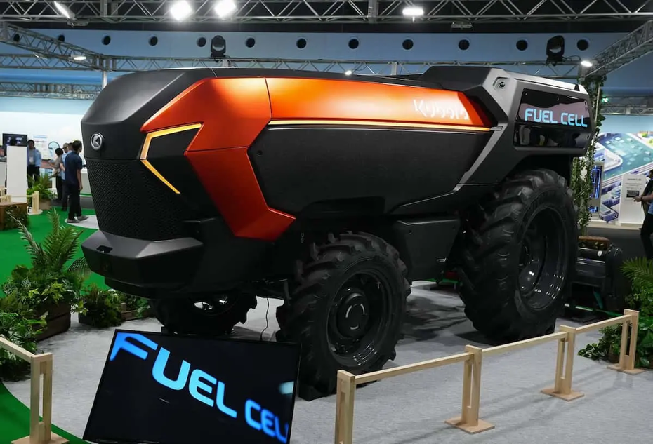 Trator japonês usa hidrogênio feito de esterco