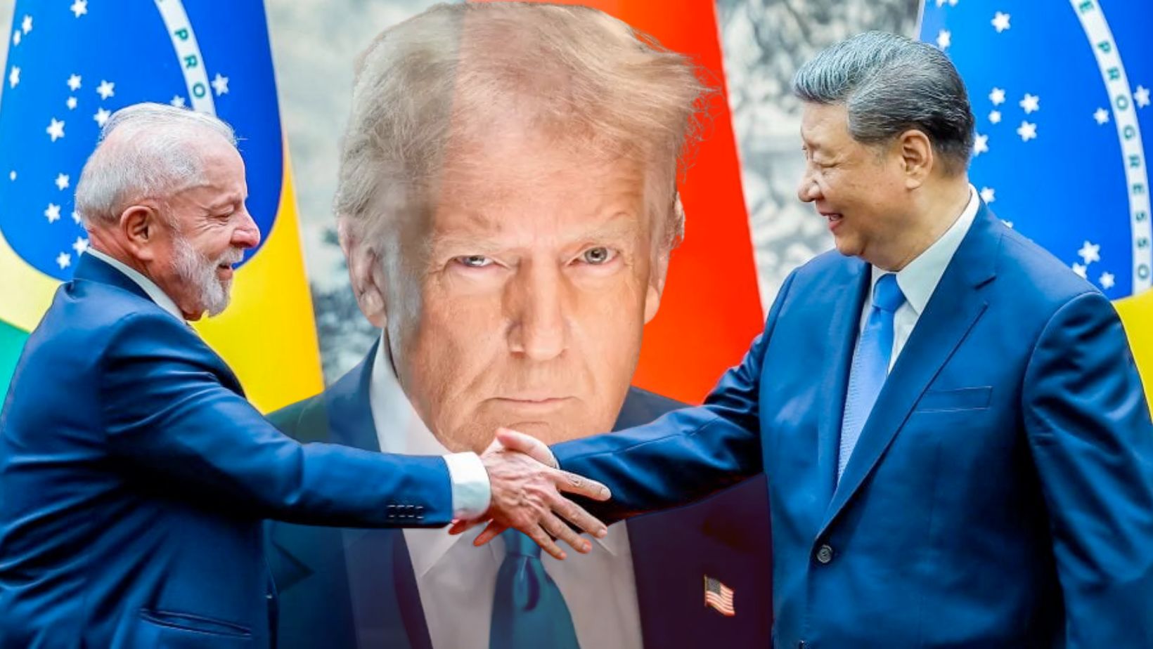 presidente Lula - Xi Jinping e Trump
