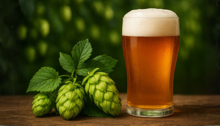 producao de cerveja com lupulo