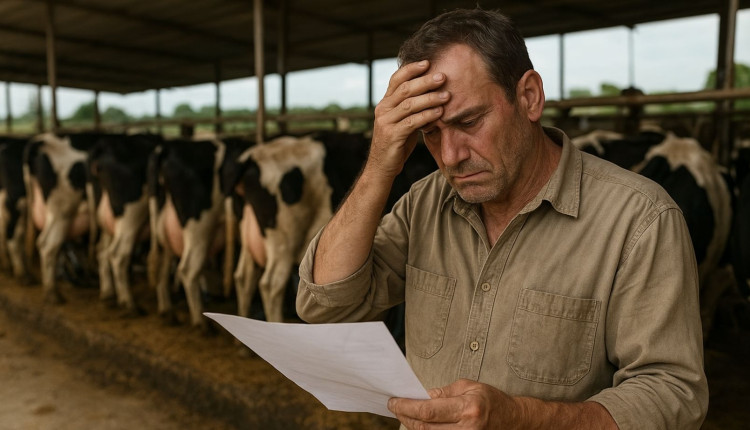 produtor de leite - crise leiteira - setor leiteiro - ordenha vacas holandesas