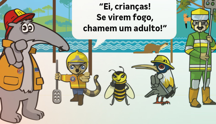 Cartilha infantil convida as crianças a se transformarem em Guardiões da Floresta na prevenção de incêndios