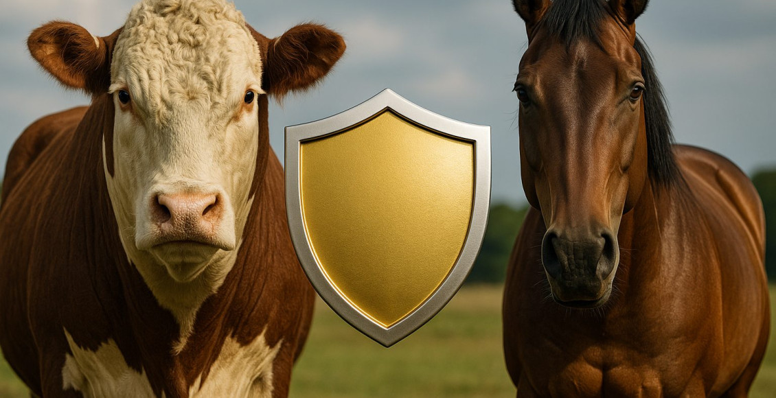 Seguro para gado e cavalos