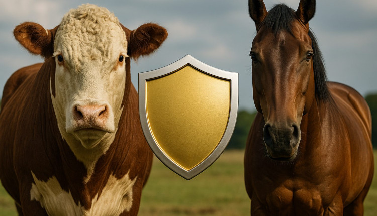 Seguro para gado e cavalos
