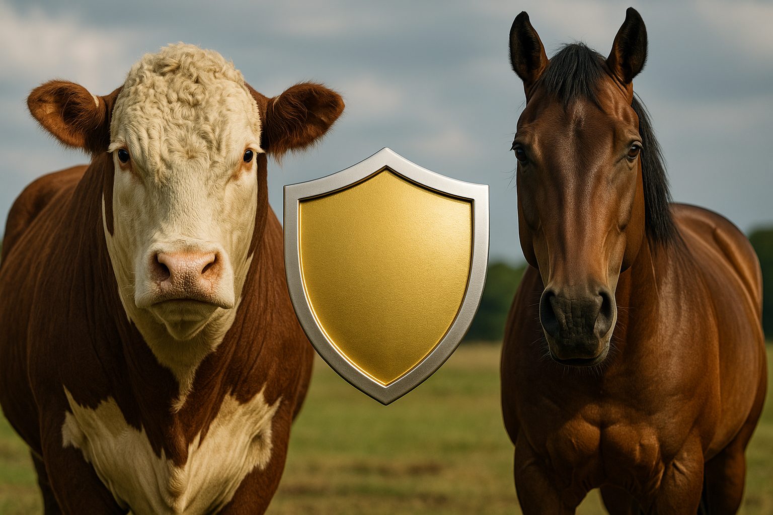 Seguro para gado e cavalos