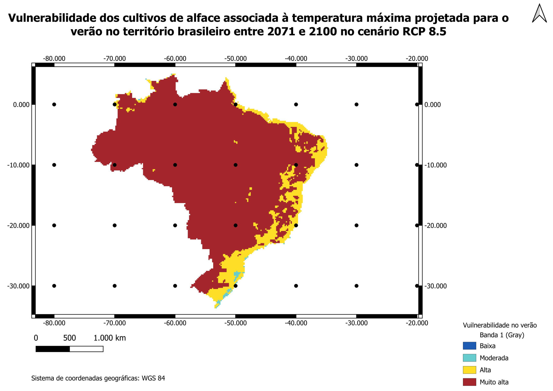 COP30: Embrapa lança mapas de risco climático para a produção de alface no Brasil