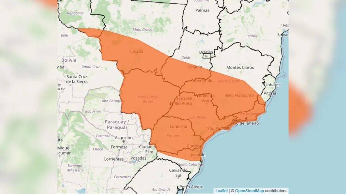 Alerta: Inmet prevê tempestades, granizo e ventos de até 100 km/h em três regiões