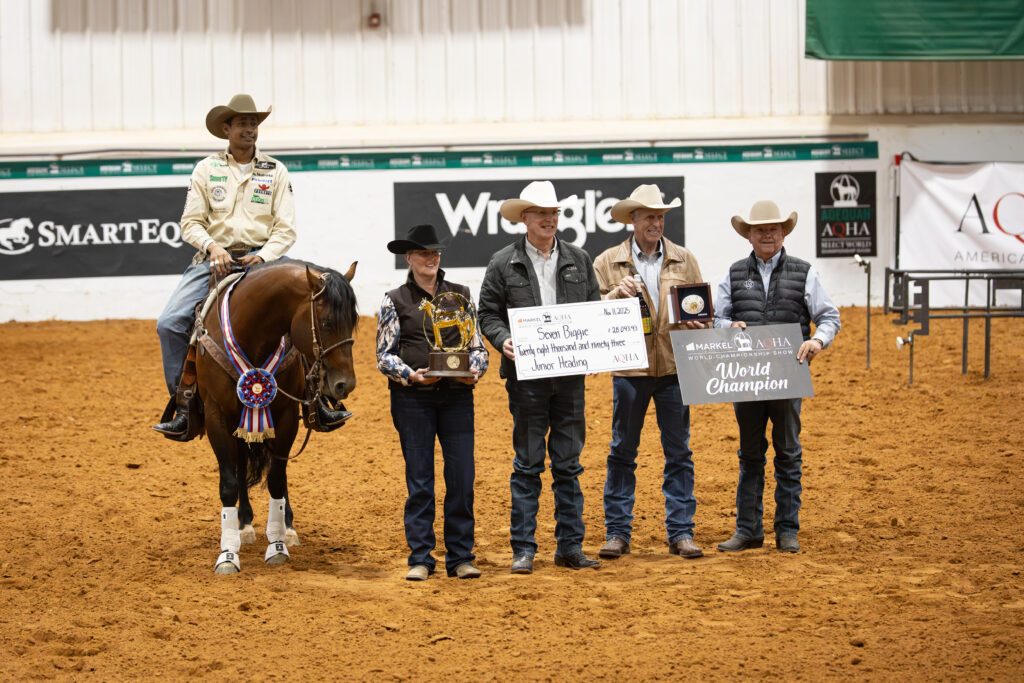 As conquistas de Marcos Alan Costa e Junior Nogueira em 2025 entram para a história como duas das maiores campanhas brasileiras no AQHA World Show.